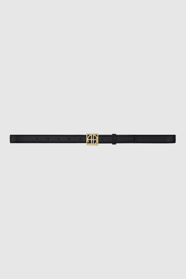 Monogram Belt Black