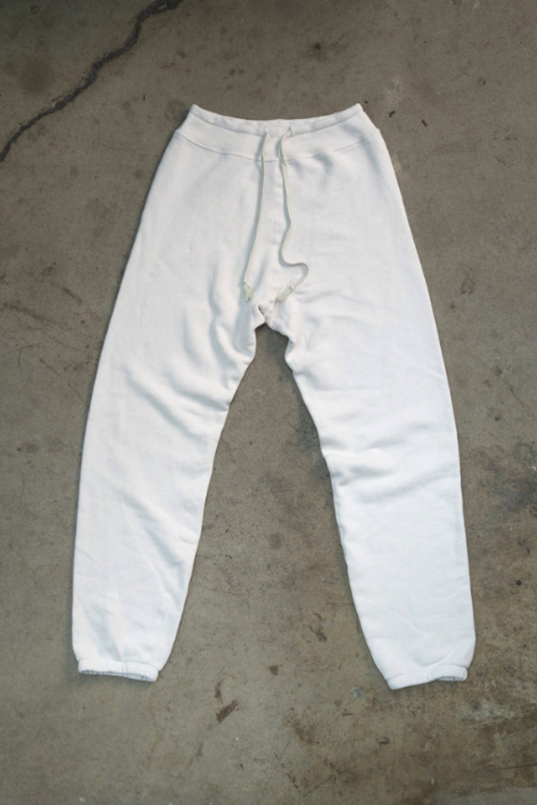 Drawstring Sweatpants Vintage White