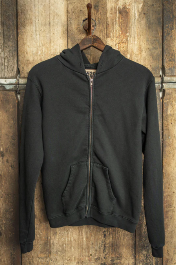 Zip Hoodie Coal Pigment