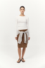 Organic Cotton Long Sleeve Top White