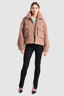 Emery Faux Fur Bomber Hazelnut