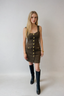 Midy Button Front Tank Dress Pine