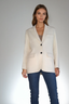 Camellia Wool Blazer Ivory