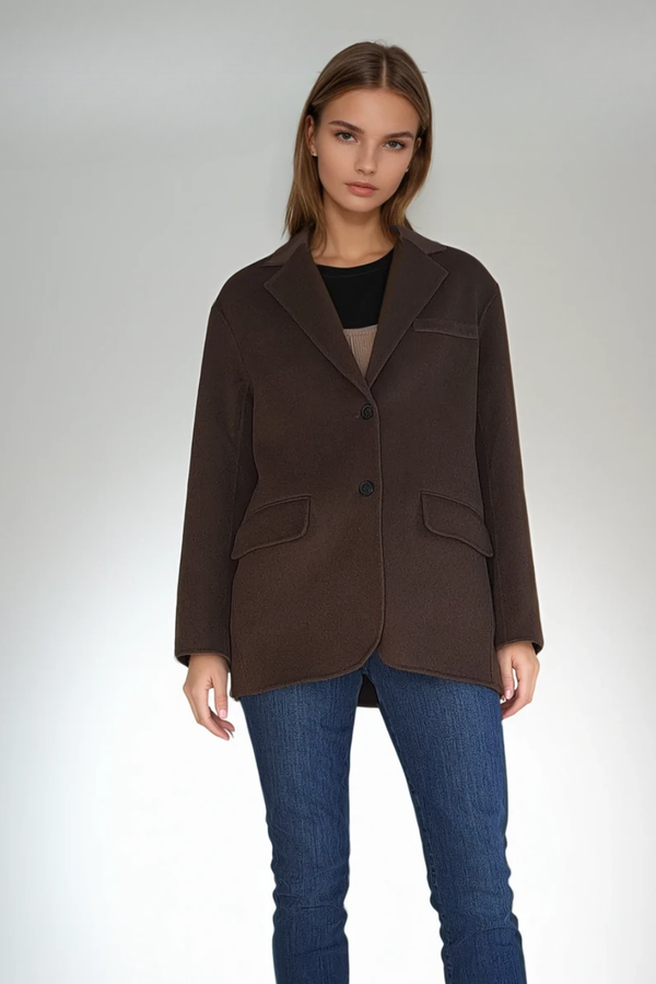 Camellia Wool Blazer Americano