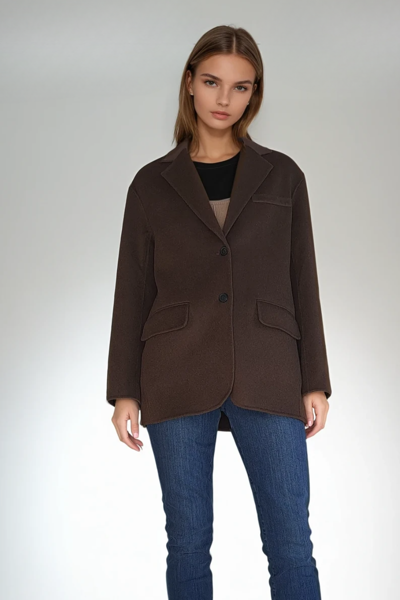 Camellia Wool Blazer Americano