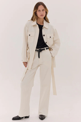 The Denim Safari Jacket Natural