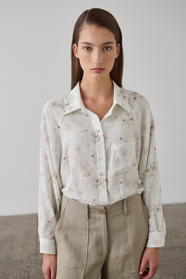 Boyfriend Shirt Floral