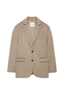 Quinn Blazer Oatmeal Melange Cashmere Blend
