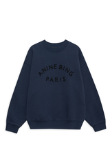 Jaci Sweatshirt Paris Washed Navy