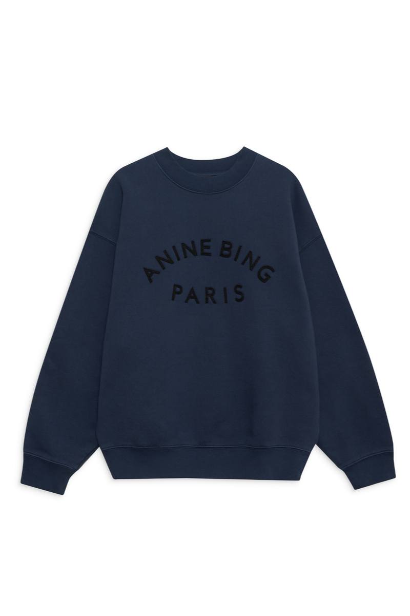 Jaci Sweatshirt Paris Washed Navy