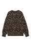 Sydney Crew Sweater Leopard