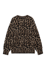 Sydney Crew Sweater Leopard