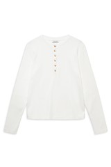 Alessia Long Sleeve Tee Ivory
