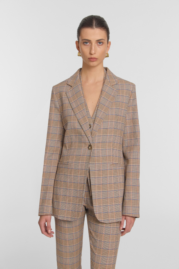 Perogative Blazer Horizon Check