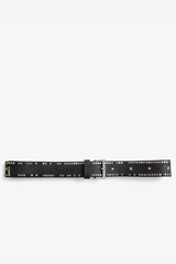 Starlight Leather Belt Noir
