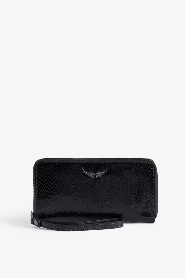 Glossy Wild Companion Wallet Black