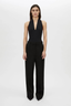 Kestrel Plunge Neck Bodysuit Black