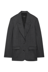 Ross Single Breasted Blazer Dark Heather Grey