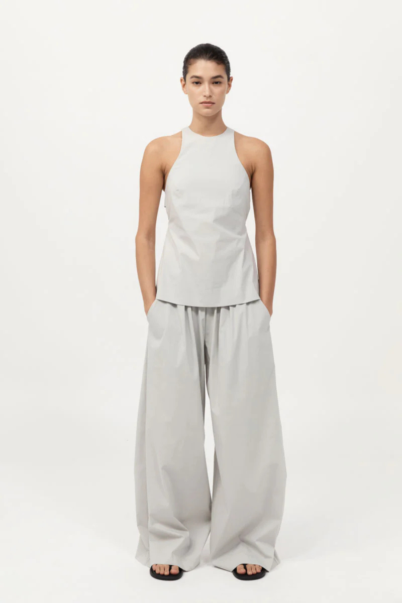 Everyday Drawstring Pants Silver
