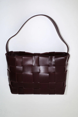 Woven Mini Tote Plum