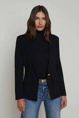 Chamberlain Knit Blazer Black/ Gold