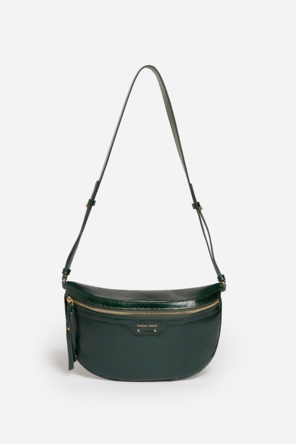 Leather Bum Bag Forest