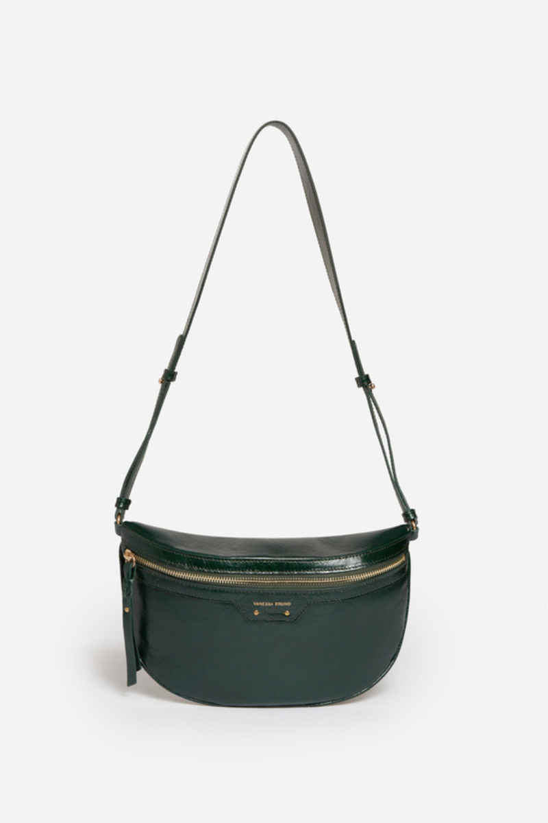 Leather Bum Bag Forest