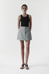 Camille Mini Skirt Houndstooth