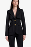 Storm Flap Blazer Deep Black