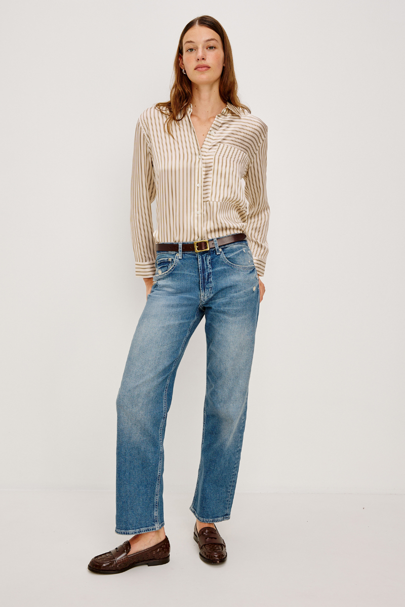 Spencer Shirt Bronze Stripe