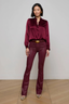 Bianca Silk Blouse Dark Port