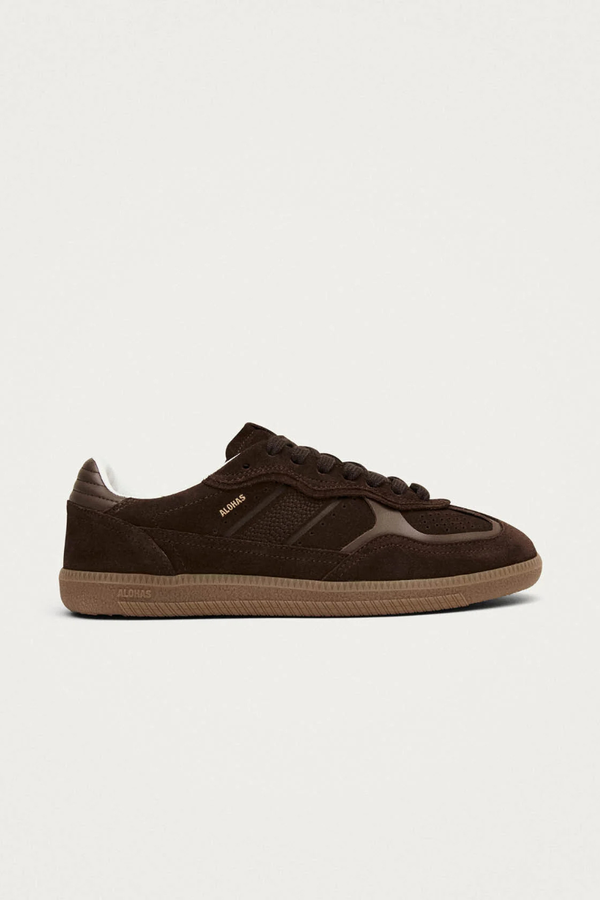 Rife Chocolate Brown Leather Sneaker