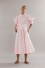 Bloom Dress Pink Linen