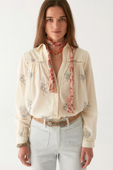 Meg Blouse Blue Note