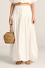 Arachne Skirt White Poplin