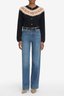 The Cashmere Fairisle Cardi Navy