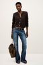 Gaspard Cardigan Chocolate
