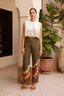 Marilyn Denim Mid Rise Jean Khaki