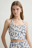 Rue Halter Top Blue Baroque