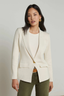 Chamberlain Knit Blazer Ivory/ Gold