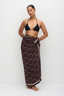 Silk Sarong Aubergine
