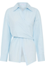 Vacanza Wrap Shirt Blue