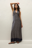 Elidia Maxi Dress Juanita Swirl Indigo
