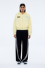 Ena Sports Zip Through Hoodie Lemon