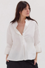 The Panelled Shirt White