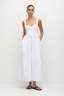 Bralette Midi Dress White