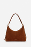 Small Calf Leather Jess Hobo Bag Cognac