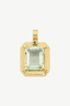 Thea Charm Gold Green Amethyst