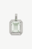 Thea Charm Silver Green Amethyst