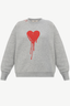 Oscar Heart Sweatshirt Grey